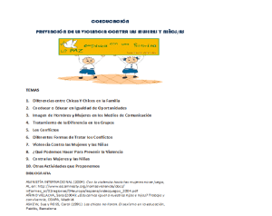 PREVENCION DE LA VIOLENCIA