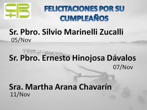 Felicitaciones Nov.